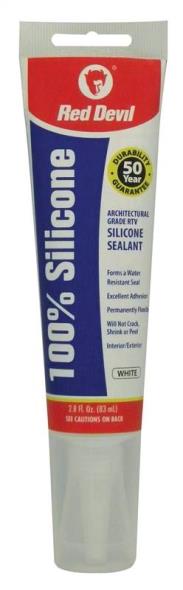 0810 2.8Oz WHITE SILICONE