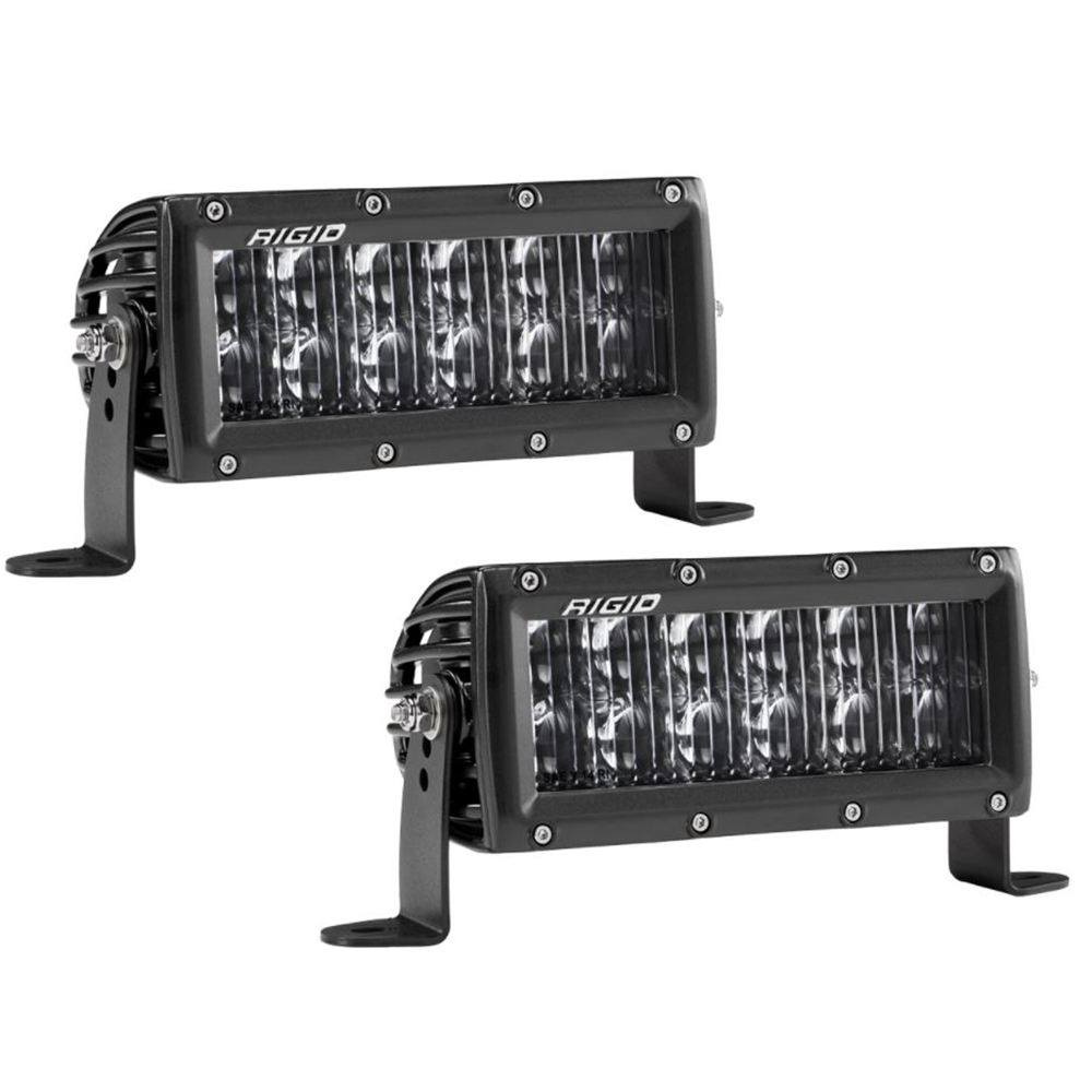 RIGID E-Series DOT/SAE J581 6 Inch White Auxiliary High Beam LED Light | Pair 