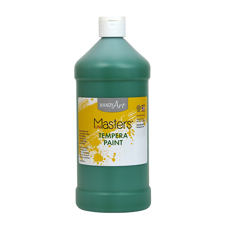 Little Masters Tempera Paint, Green, 32 oz