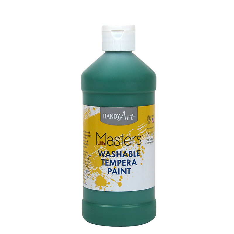 Little Masters Washable Tempera Paint, Green, 16 oz