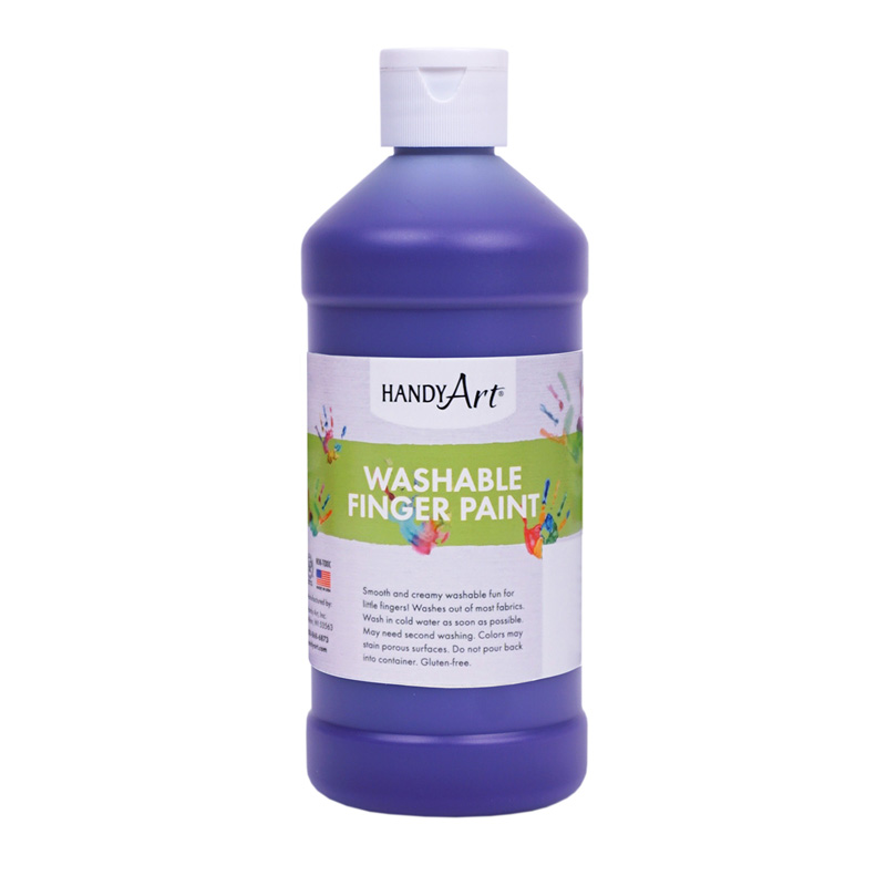 Washable Finger Paint, Violet, 16 oz