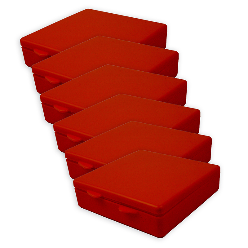 Micro Box, Red, Pack of 6