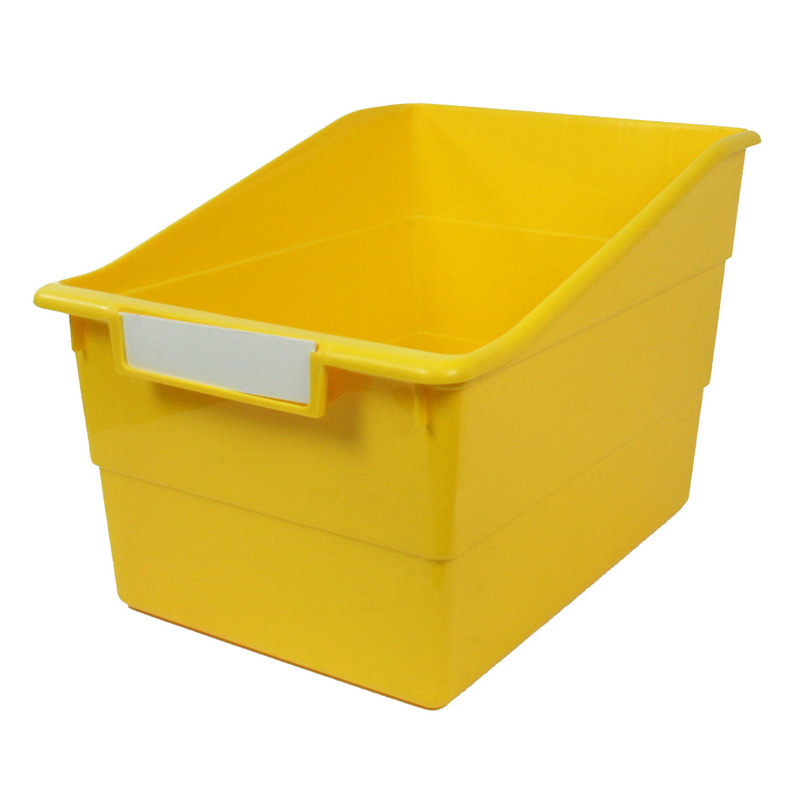 Tattle Wide Shelf File, Yellow