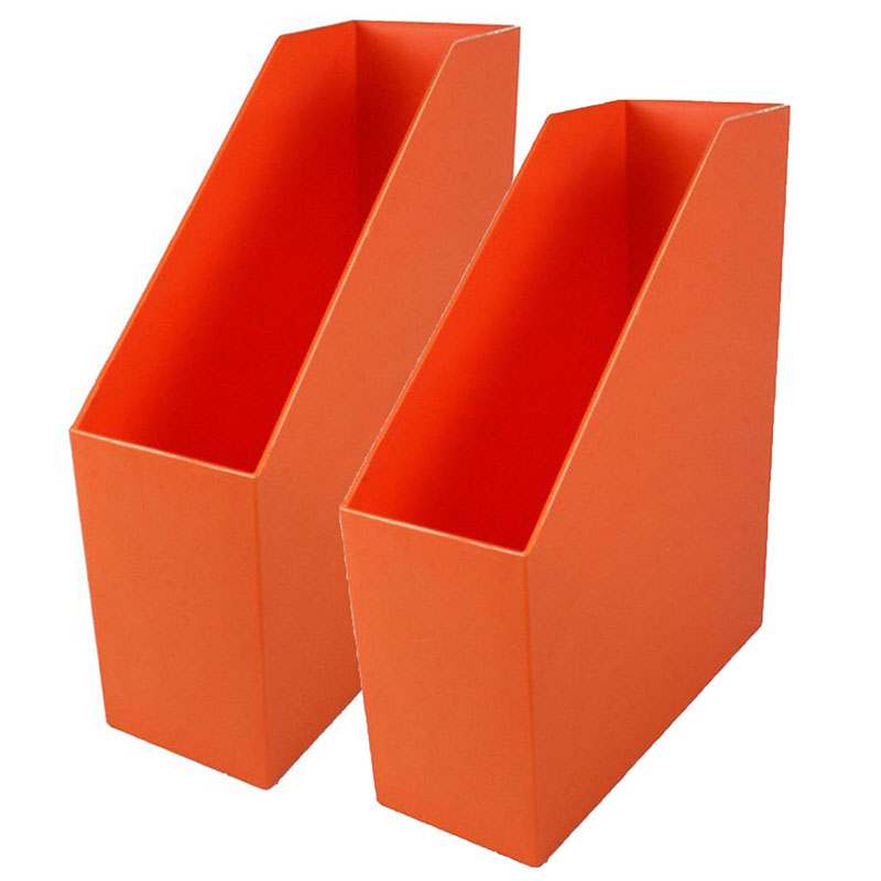 Magazine File, Orange, Pack of 2