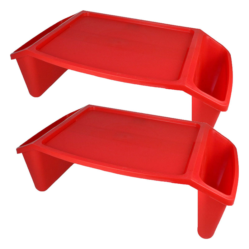 Lap Tray, Red, Pack of 2