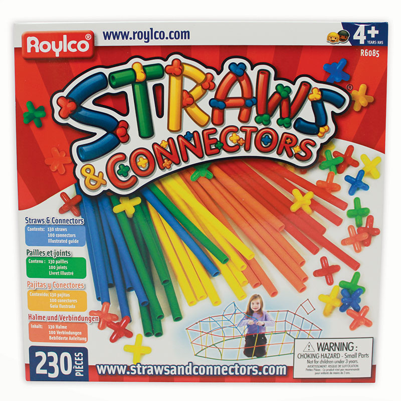 Straws & Connector Set, 230 Pieces