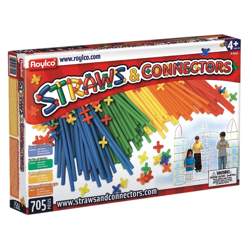 Straws & Connectors Set, 705 Pieces