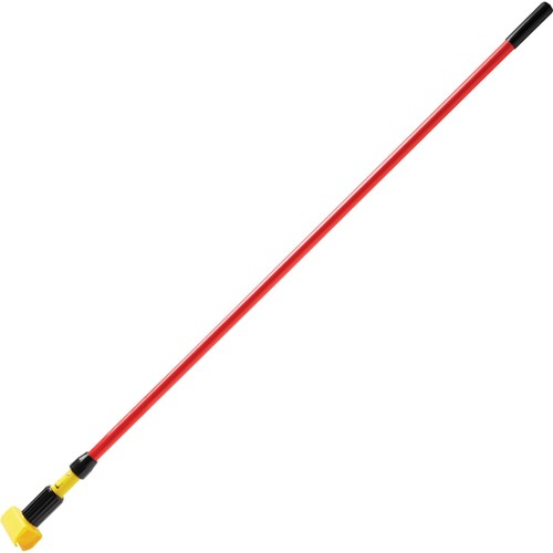 Gripper Fiberglass Mop Handle, 60", Red/Yellow