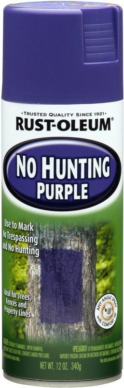 270970 Spray Paint No Hunting Purple