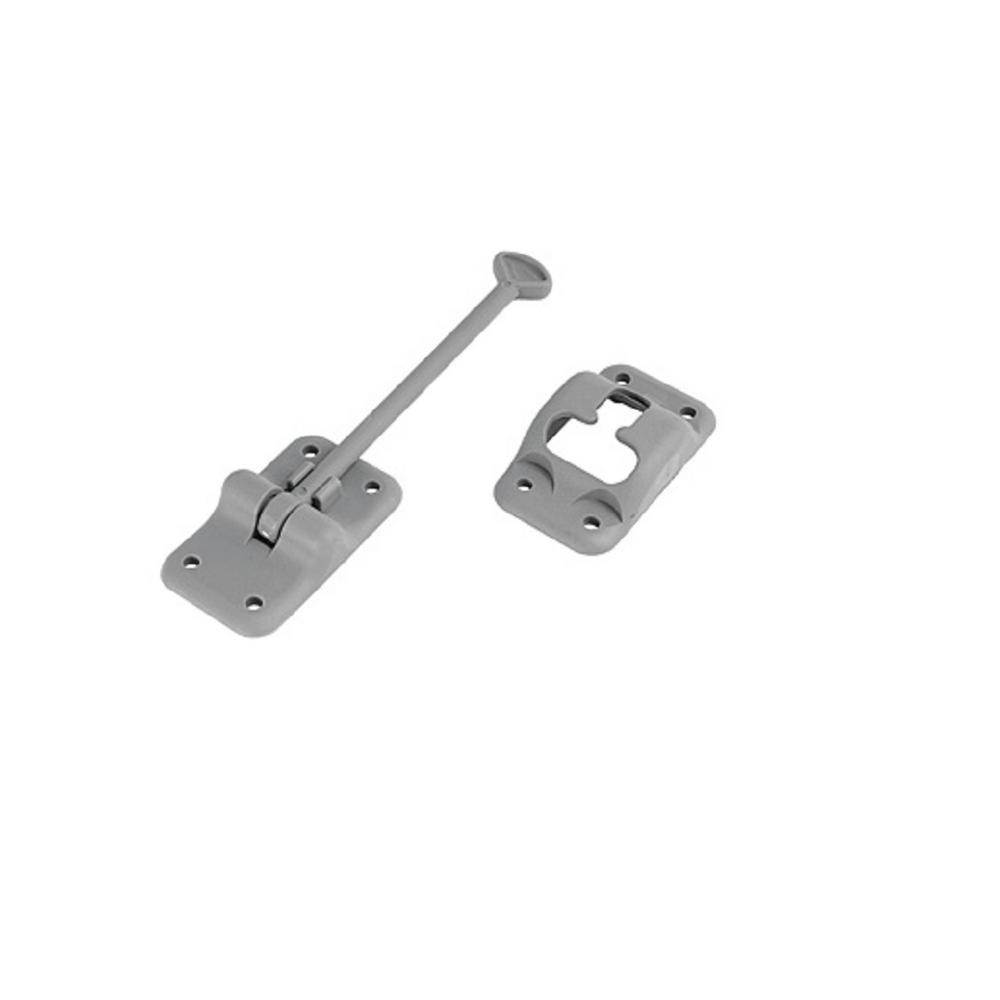 Entry Door Holder - Plastic T - 6In - Grey