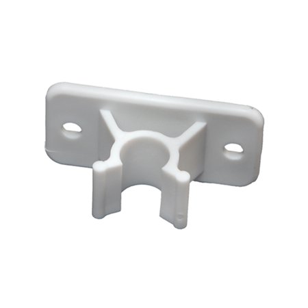 Entry Door Holder - Plastic - Clip Only - White