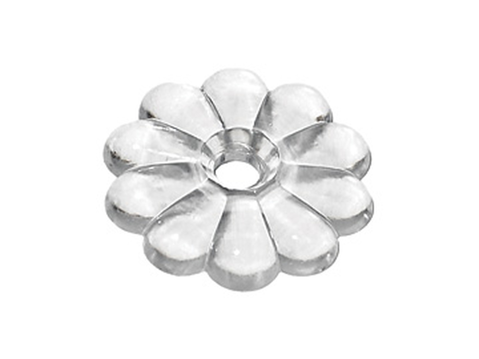Rosette Washers - Clear With #6 Screws