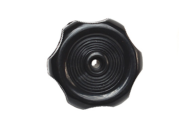 Window Knob - Black - 1/2In Shaft