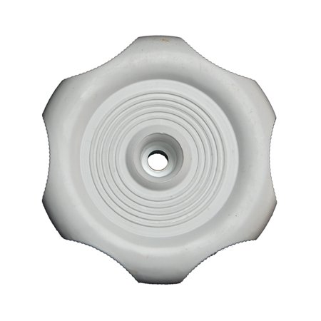 Window Knob - White - 1/2In Shaft