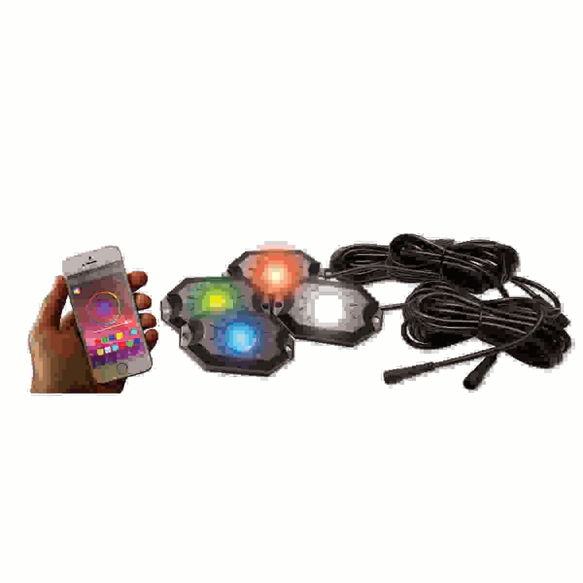 4 POD RGB W Hi Power Rock Light Comp