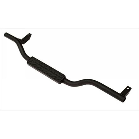 97-06 WRANGLER TJ SIDE BAR (PR) DROP STEP SLIMLINE 2-INCH BAR, BLACK TEXTURED