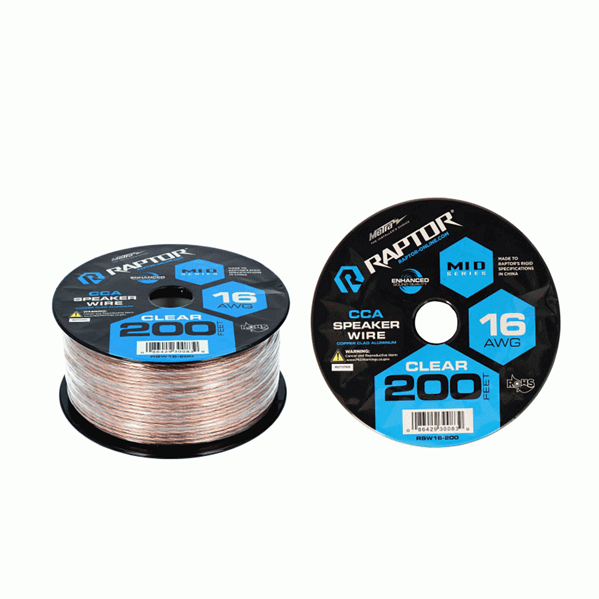 Speaker Wire 16GA Clear 200ft Vice Serie