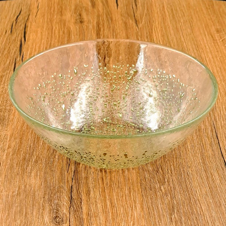 ISLA 6.5" Glass Soup Bowl - 6.5" Clear/Gold