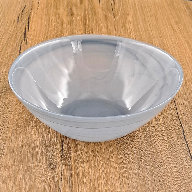 NUAGE 6" Glass Soup Bowl - 6" Graphite