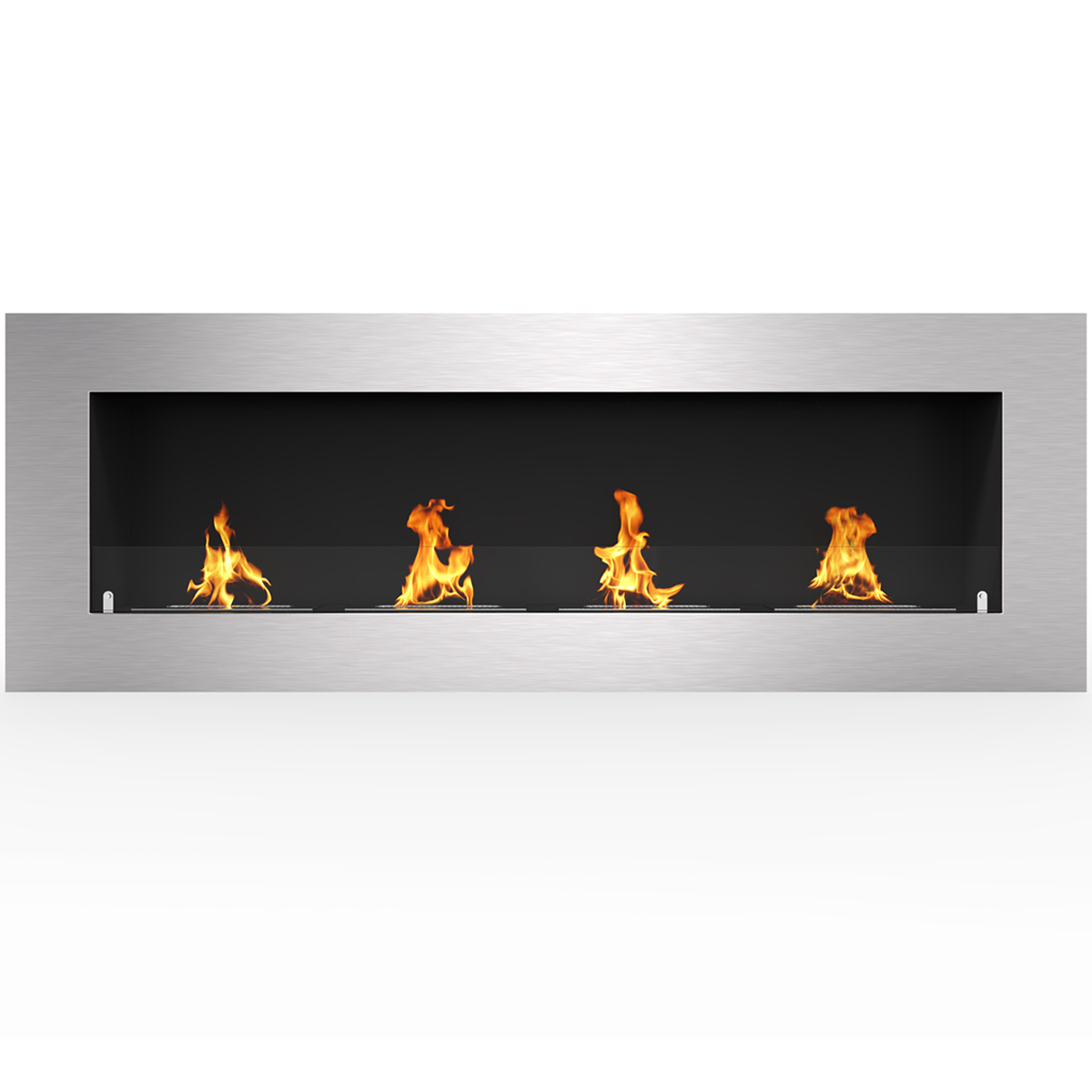 Regal Flame Warren 50" PRO Ventless Built In Wall Recessed Bio Ethanol Wall Mounted Fireplace Similar Electric Fireplaces, Gas L