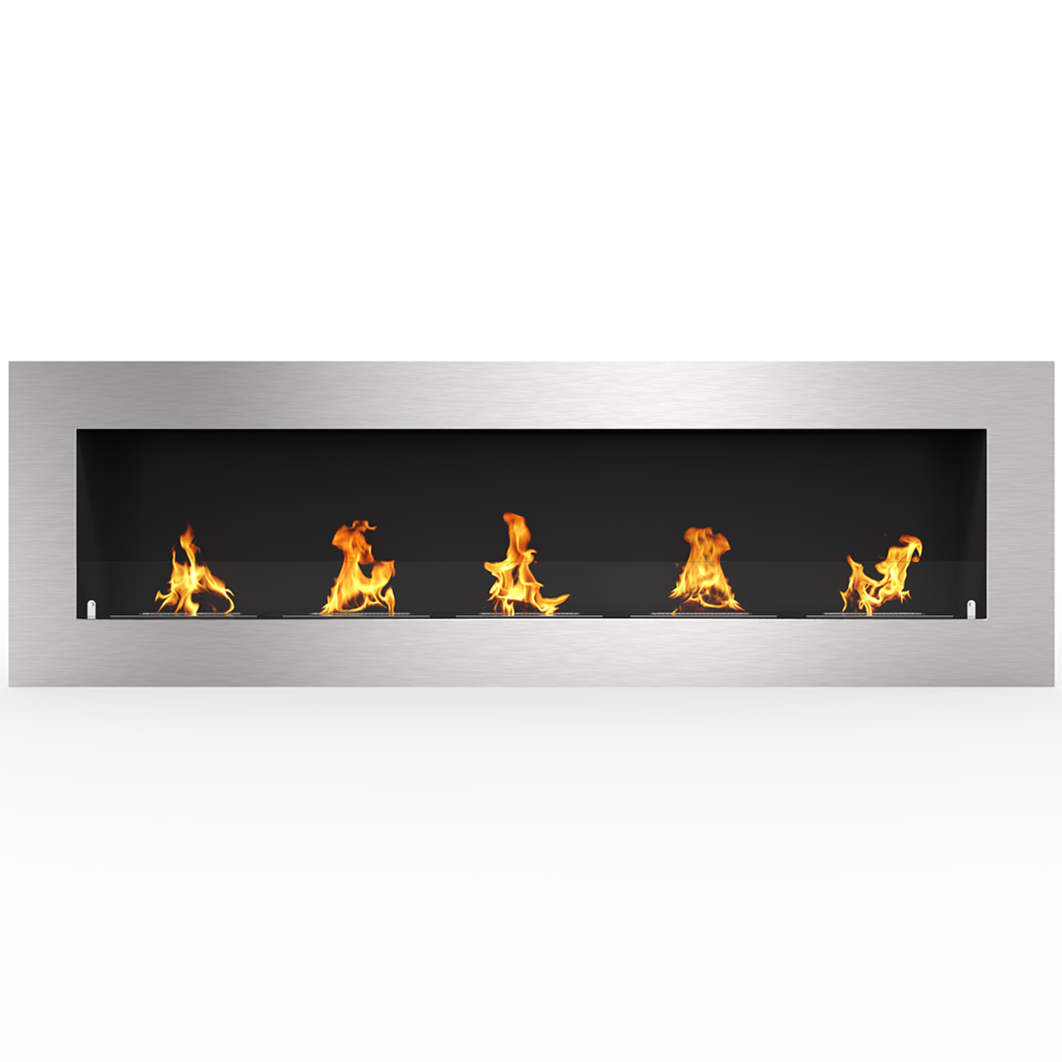 Regal Flame Warren 60" PRO Ventless Built In Wall Recessed Bio Ethanol Wall Mounted Fireplace Similar Electric Fireplaces, Gas L