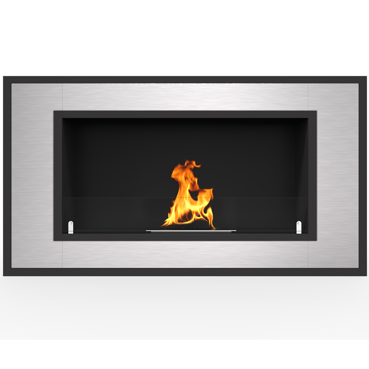 Regal Flame Warren 72" PRO Ventless Built In Wall Recessed Bio Ethanol Wall Mounted Fireplace Similar Electric Fireplaces, Gas L