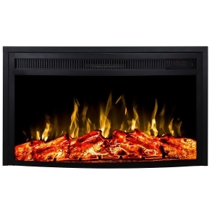 Regal Flame 28 Inch Curved Ventless Heater Electric Fireplace Insert