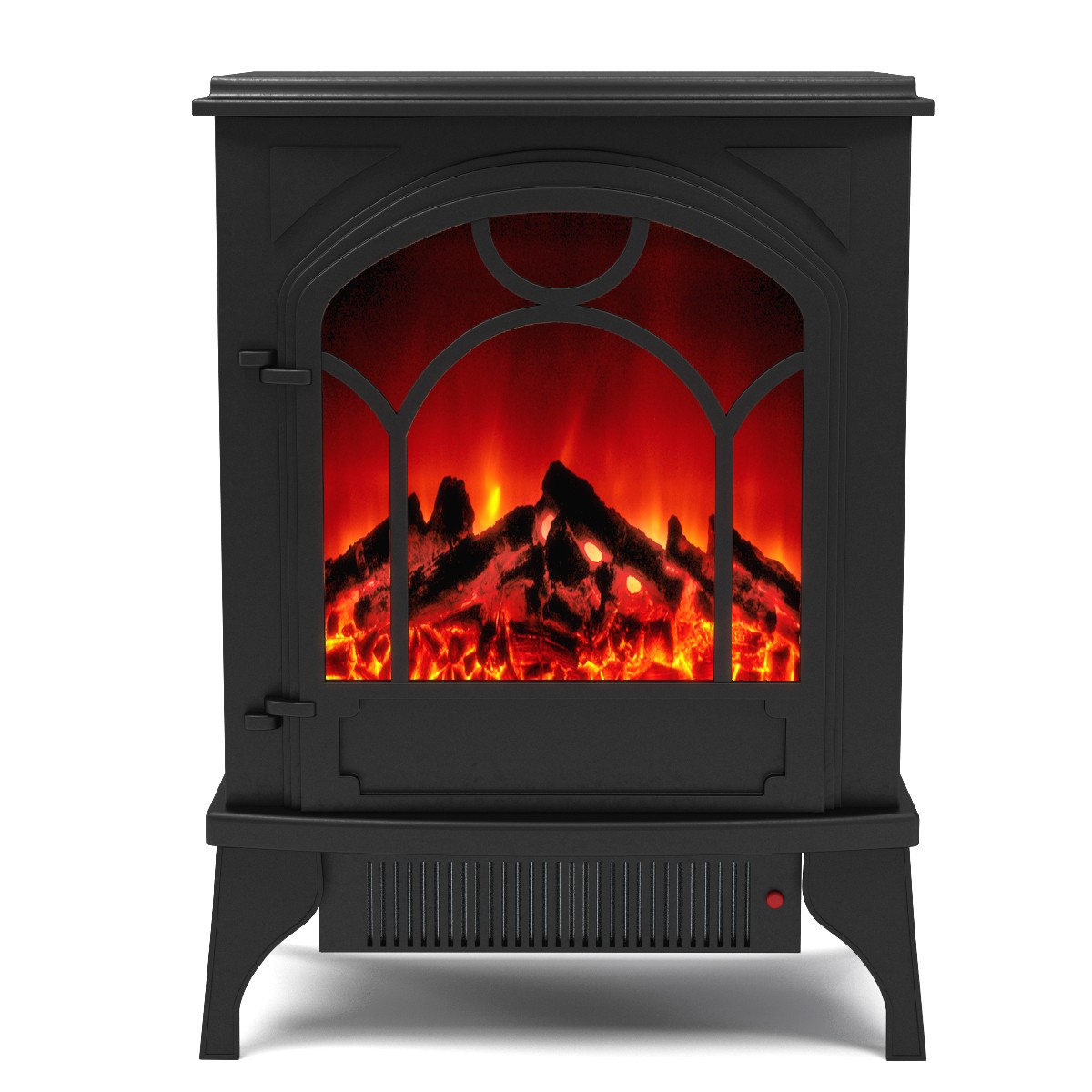 Regal Flame Apollo Electric Fireplace Free Standing Portable Space Heater Stove Better than Wood Fireplaces, Gas Logs, Wall Moun