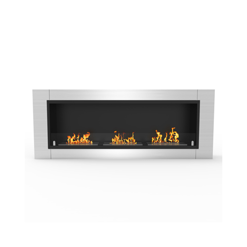 Regal Flame Elite Lenox 54 Inch Ventless Built In Recessed Bio Ethanol Wall Mounted Fireplace