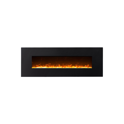 Gibson Living GL5072CE Empire 72 Inch Crystal Linear Wall Mounted Electric Fireplace