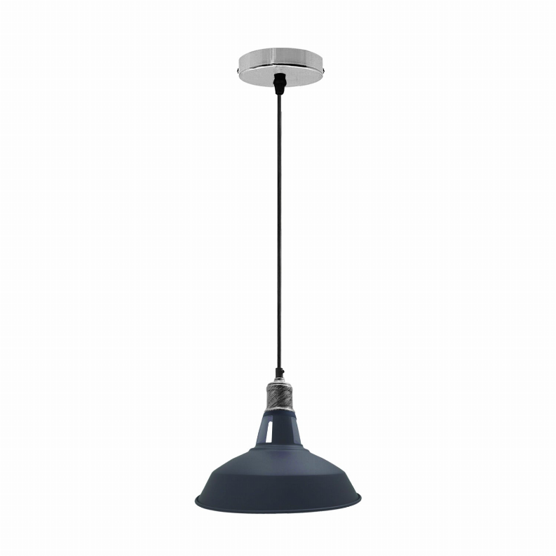 Barn Slotted Shade Pendant Light