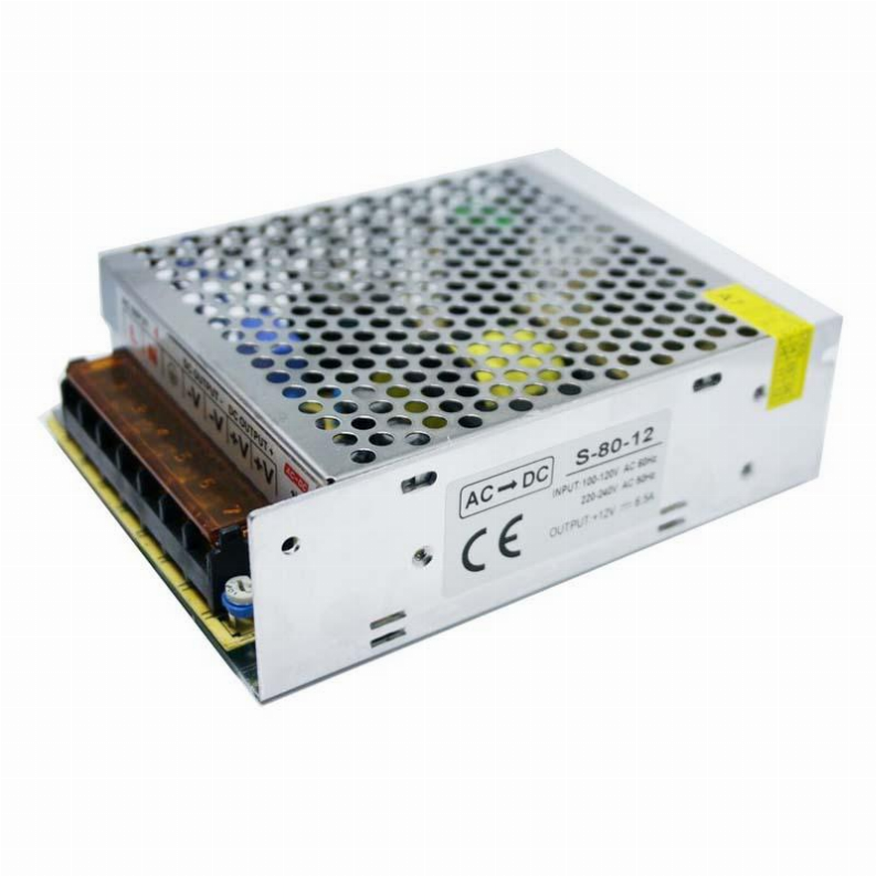 DC12V 80W IP20 Power Supply