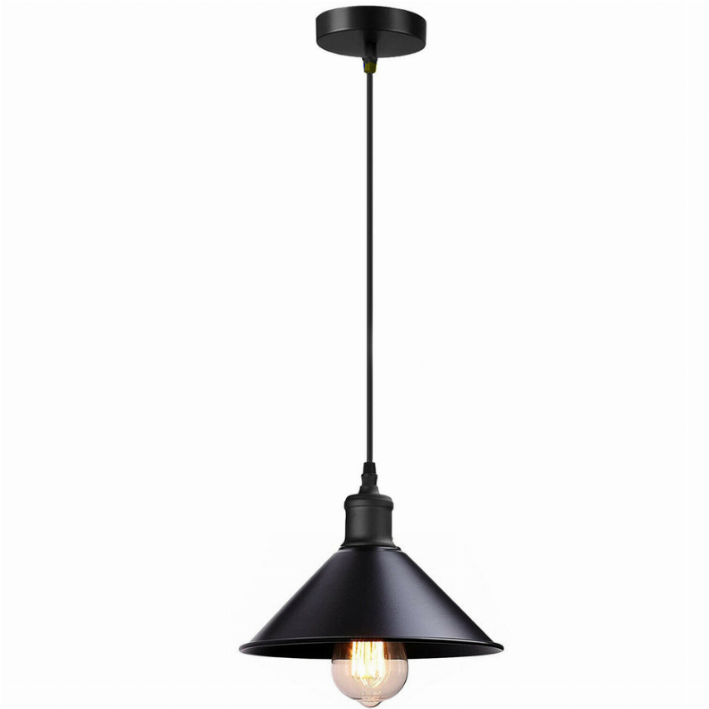 Metal Cone Shape Pendant Light