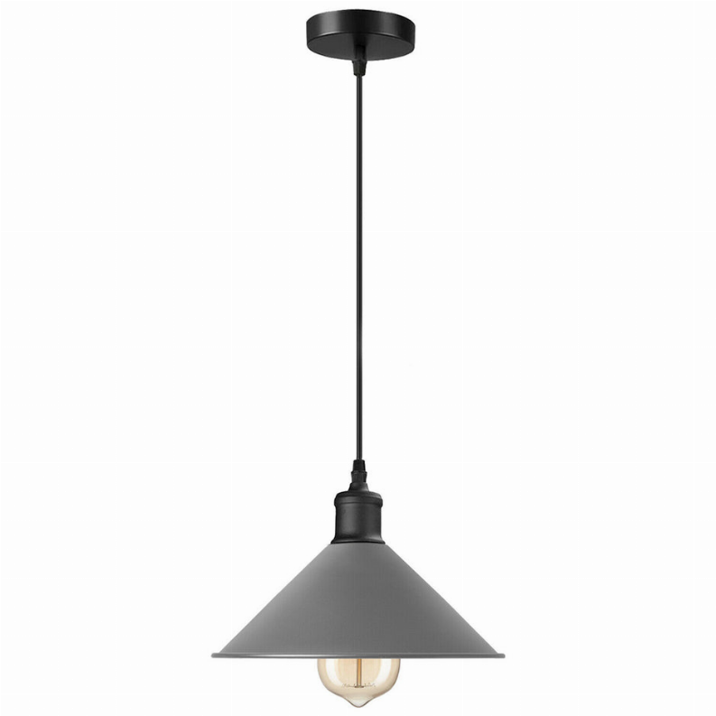 Metal Cone Shape Pendant Light