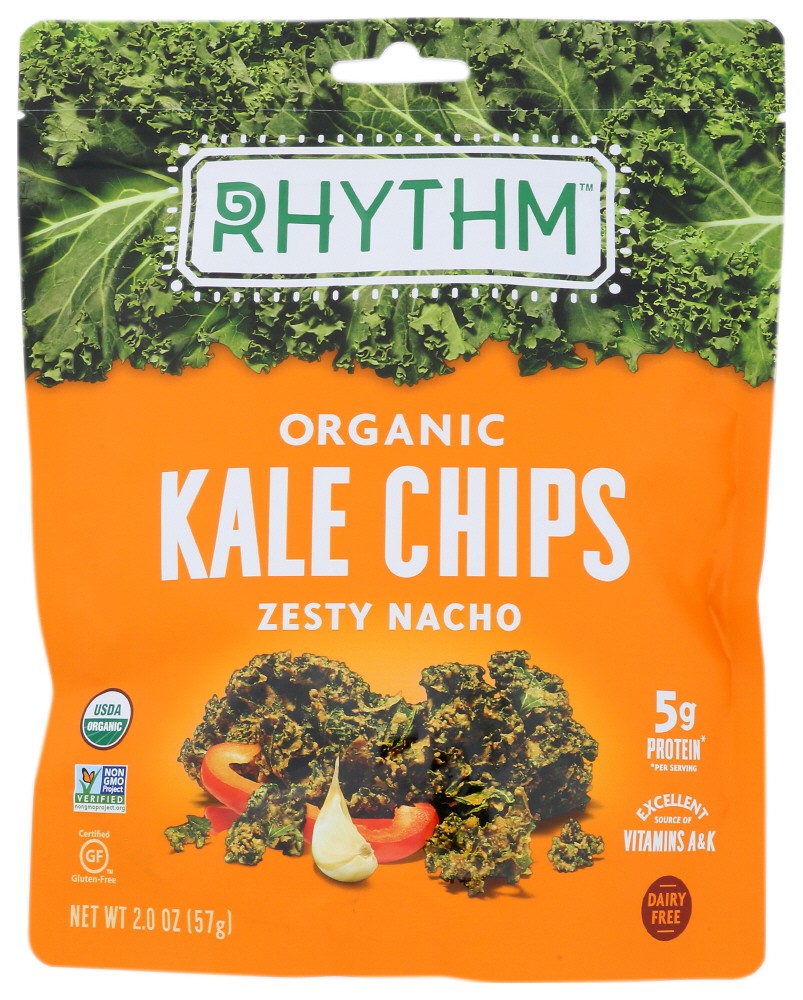 Rhythm Superfoods Zesty Nacho Kale Chips (12x2Oz)