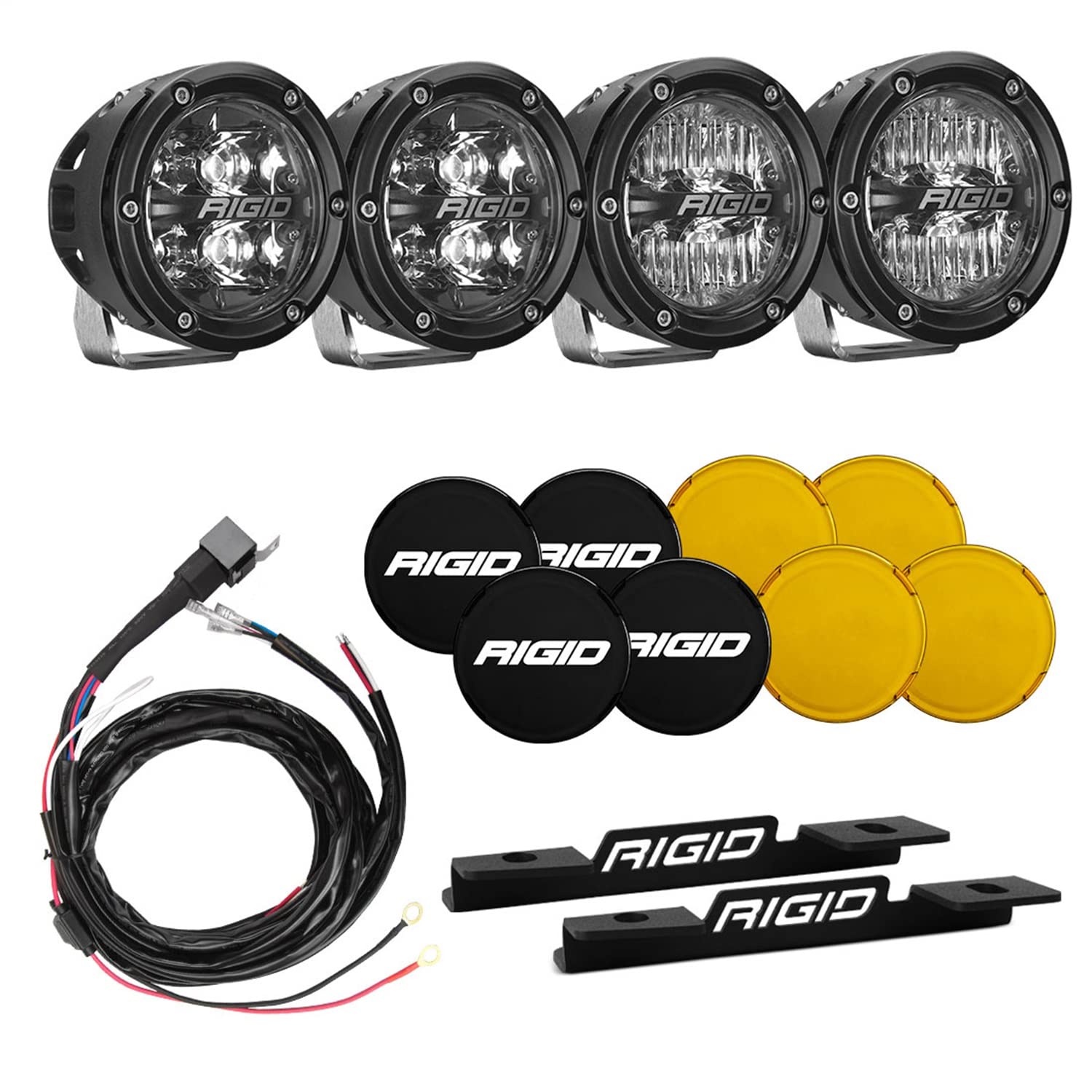 21C BRONCO APILLAR LIGHT KIT WITH A SET OF 360 SPOT AND A SET 360 DRIVE LIGHTS