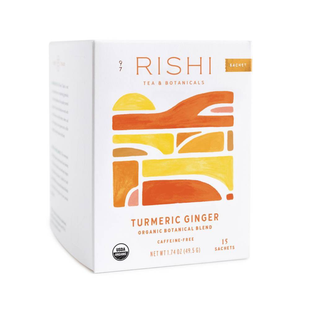 Rishi Tea Tumeric Ginger, FT (6x15 BAG)