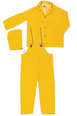 River City Three-piece Rainsuit - Recommended for: Agriculture, Construction, Transportation, Sanitation, Carpentry, Landscaping