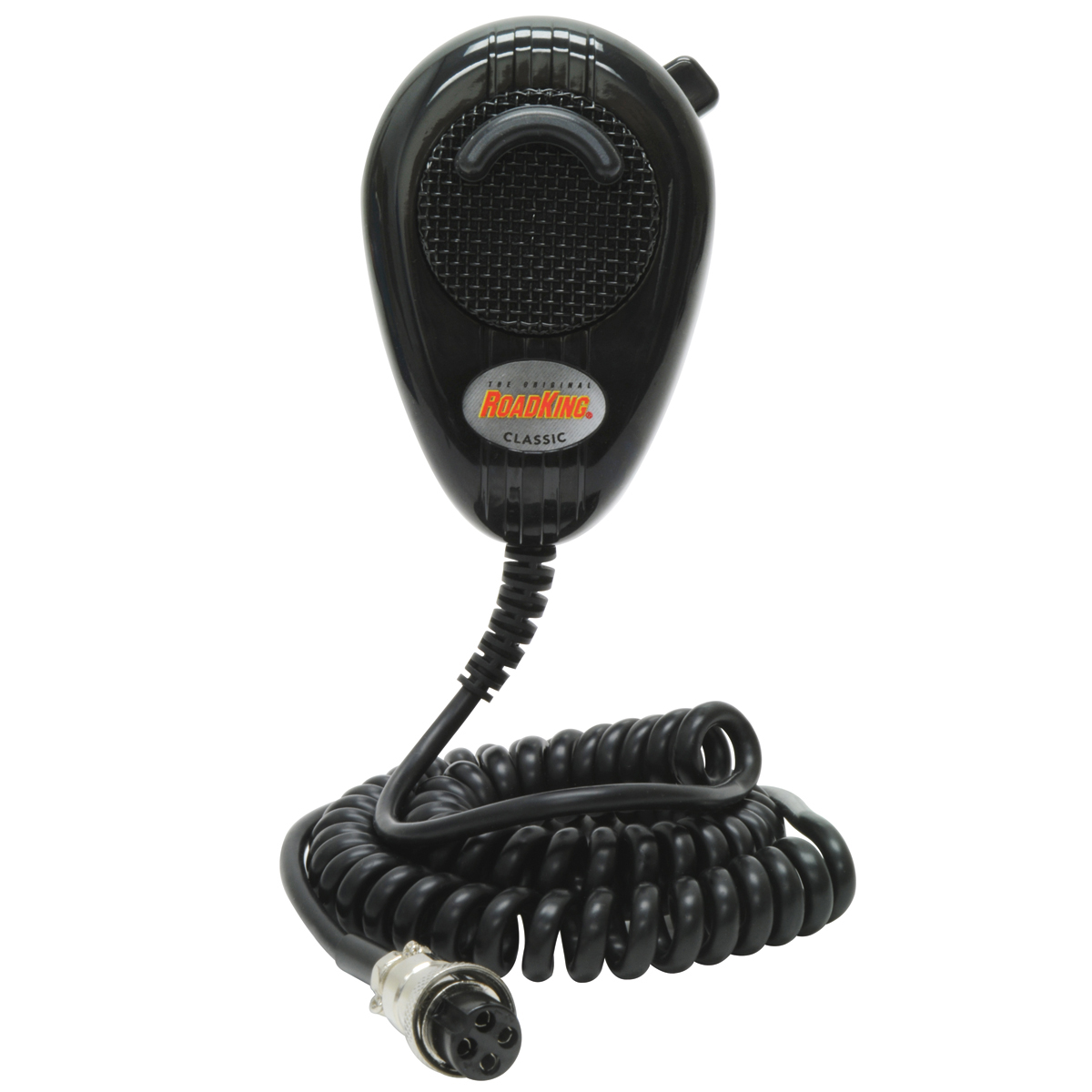 4-Pin Noise-Cancelling CB Mic Black