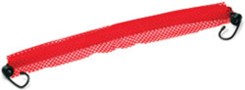 Rp 18 in. X18 in. Red Mesh Flag W/Elastic