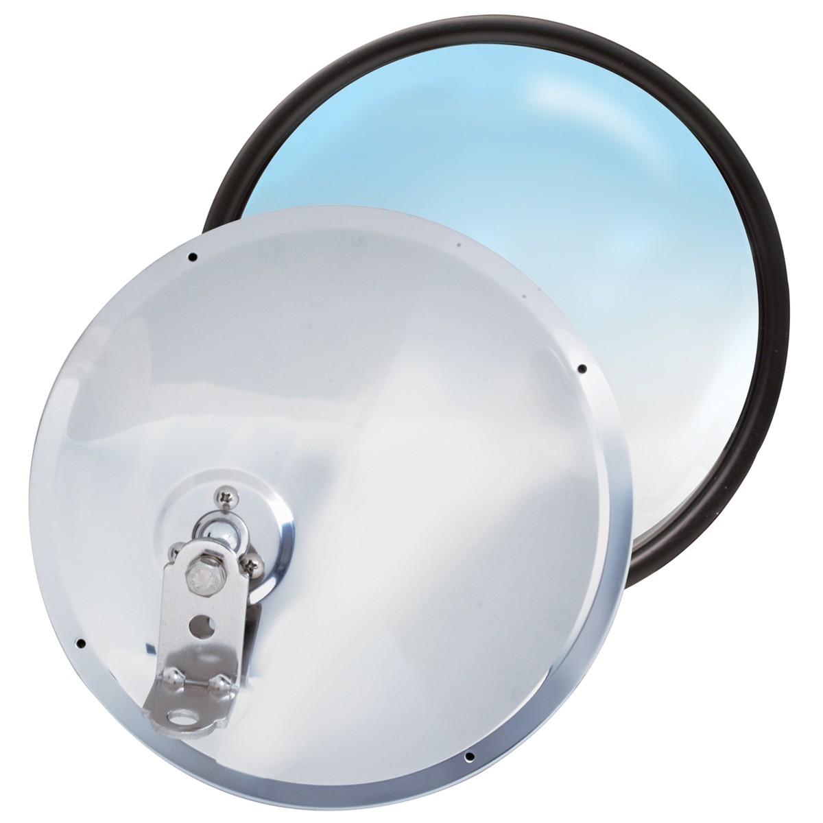 8.5 .in SS OFFSET STUD CONVEX MIRROR