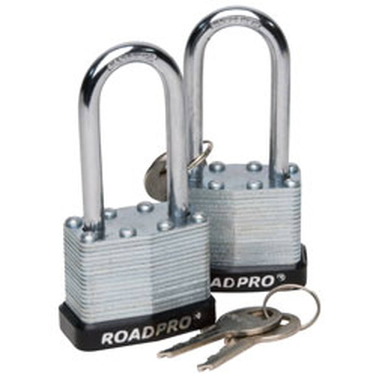 Padlock/2Pk 1.5 in. Steel Lam Key Alike