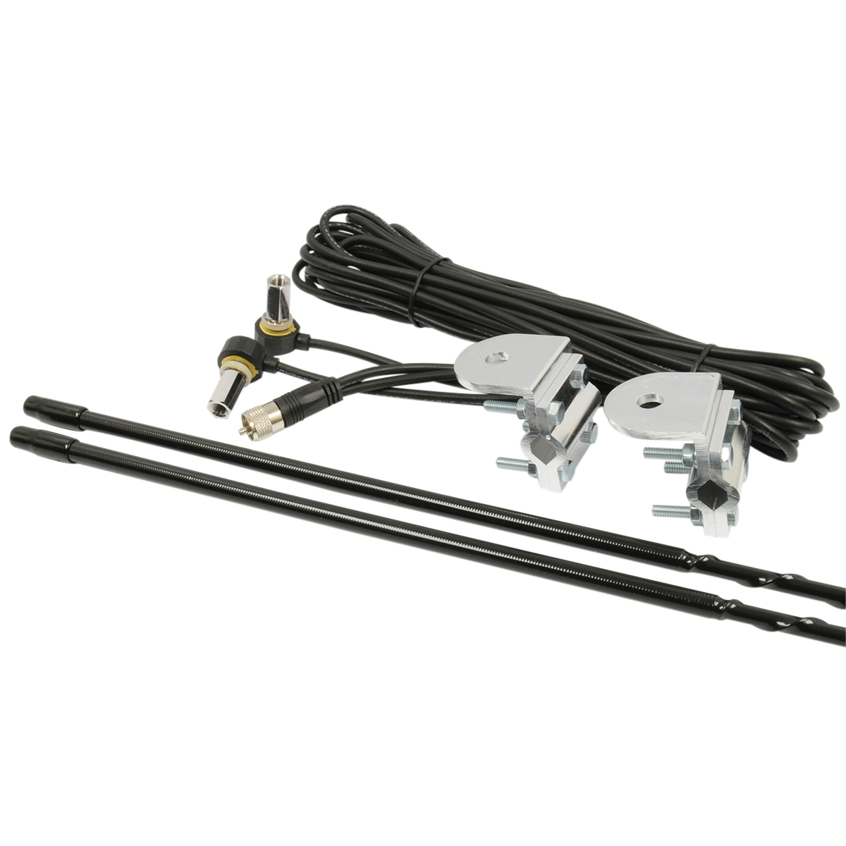 4ft Dual Antenna Kit Black