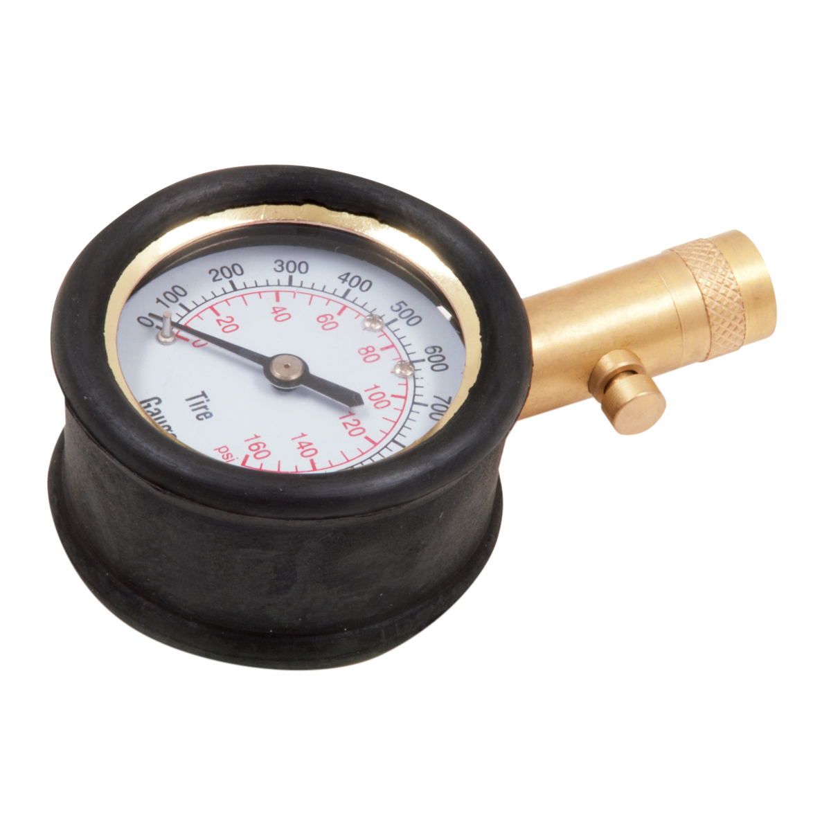 TIRE VALVE GAUGE W/DIAL & DURABLE HOUSIN