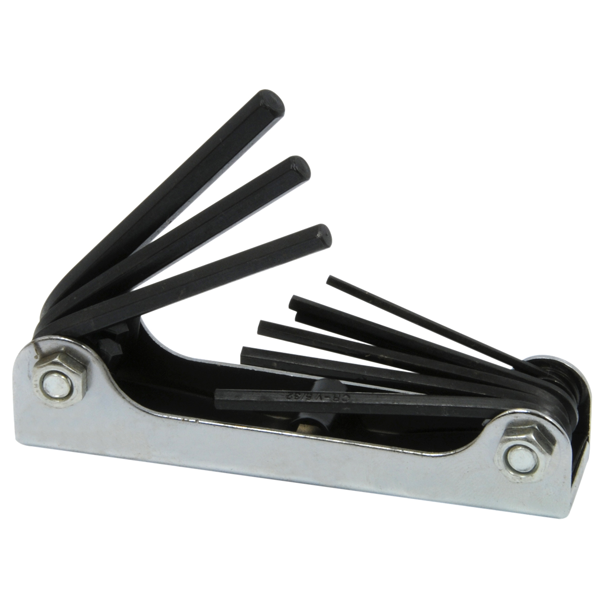 Hex Key Set Folding 9Pc 5/64 in. - 1/4