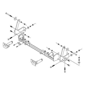 13-16 FUSION HYBRID W/ADAPTIVE CRUISE TOW BAR MNTG BRKT KIT