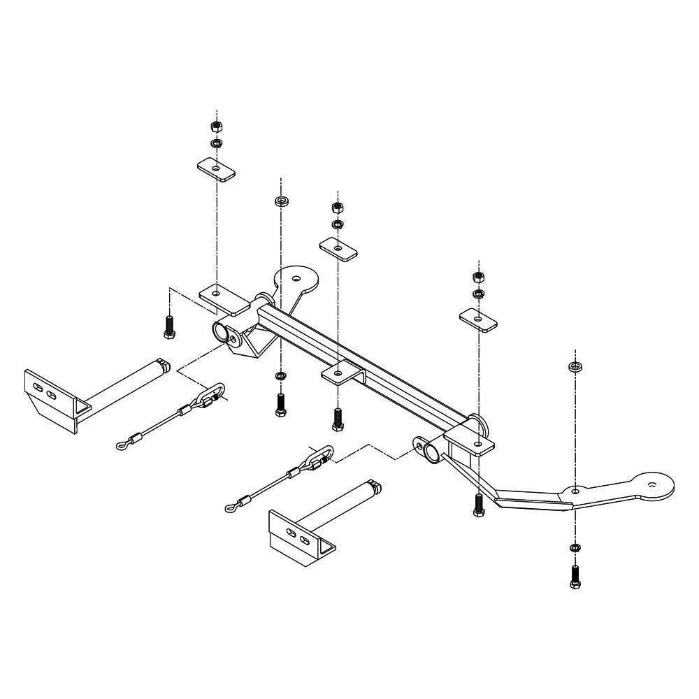 11-12 ACCORD TOW BAR MNTG BRKT KIT