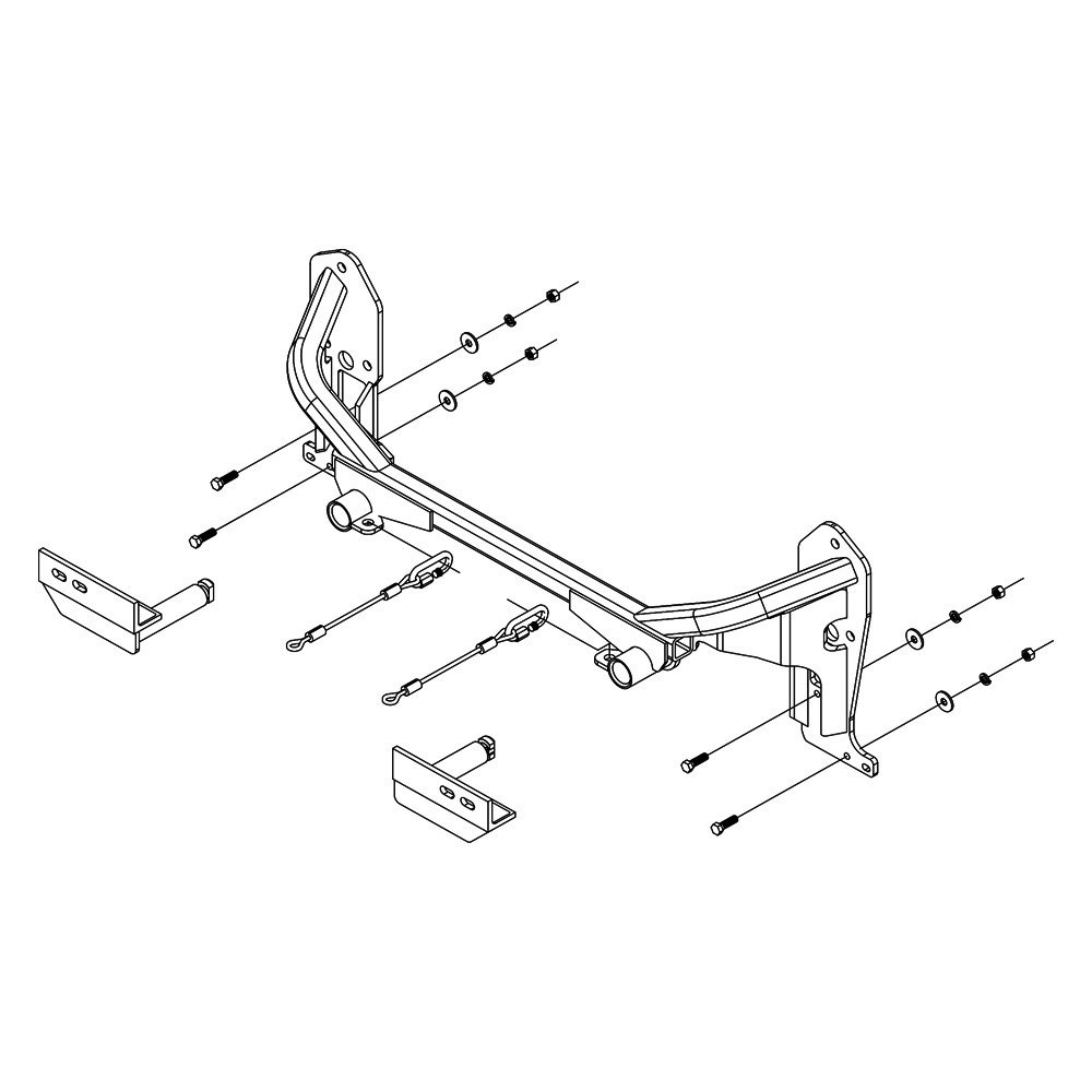 2011-2014 MINI COOPER TOW BAR MNTG BRKT KIT