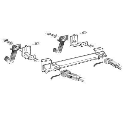 BASE ADAPTER BAR ASSY, BLU OX/DEMCO