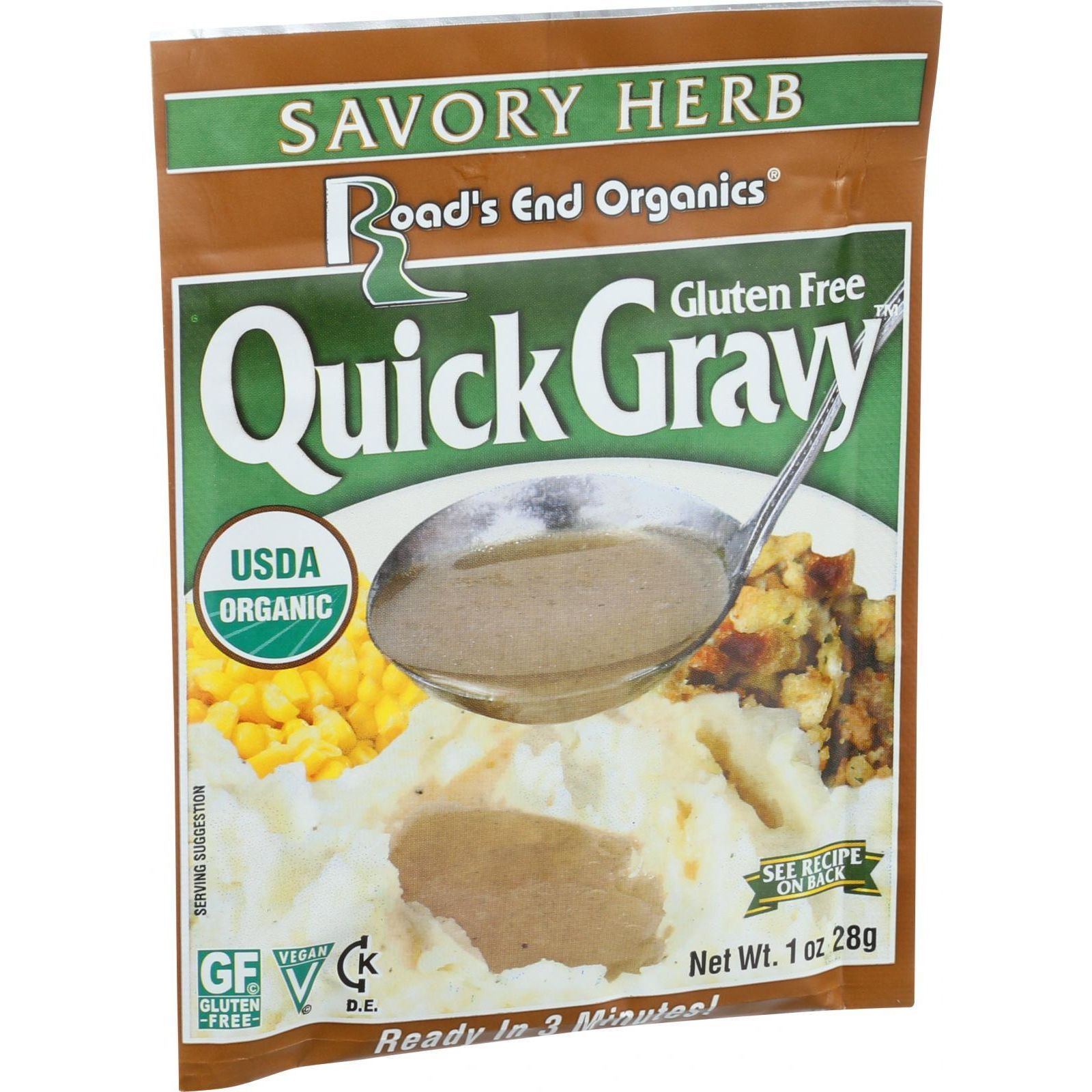 Road's End Organics Savory Herb Gravy Mix G/Free (12x1 Oz)